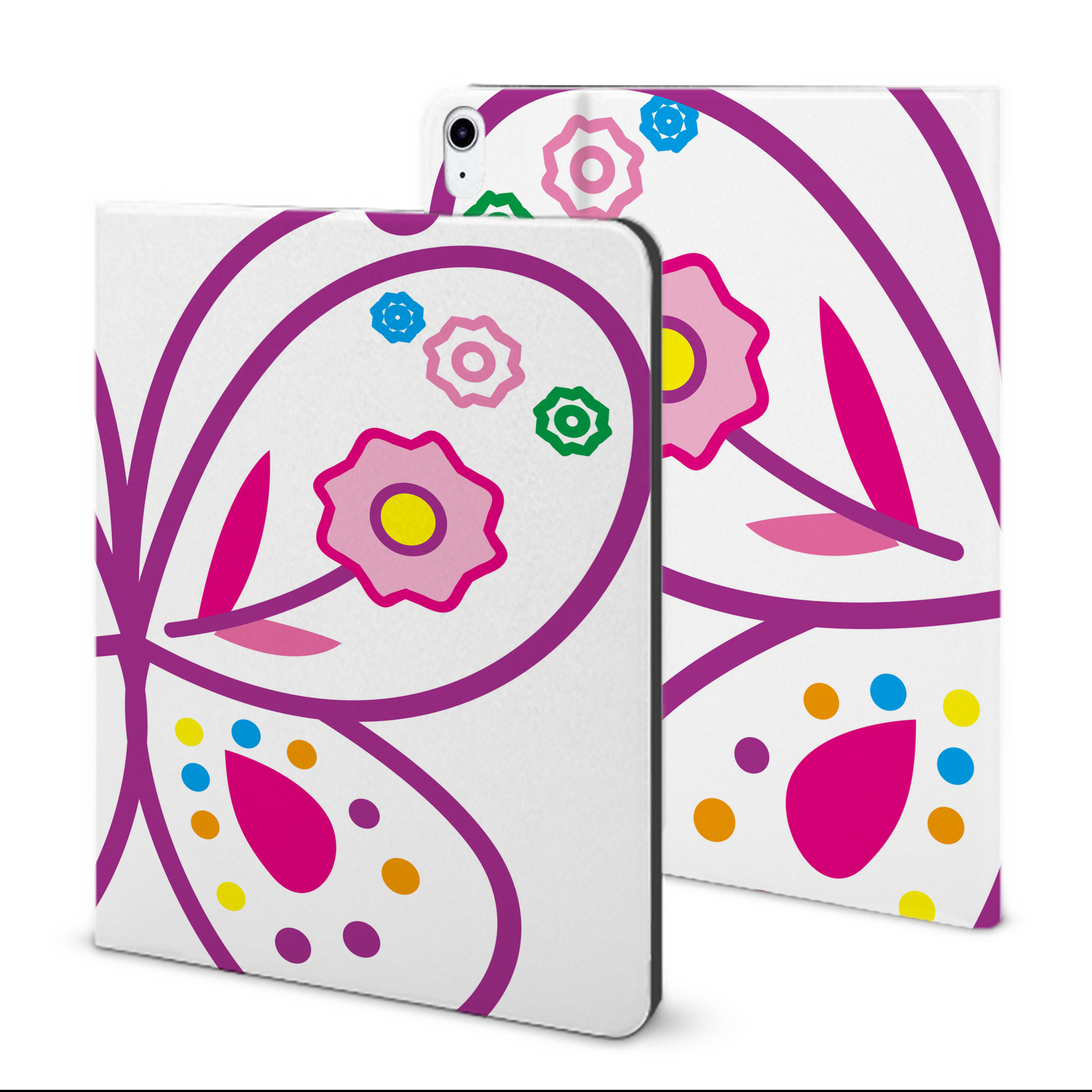 （画像用） Hello Kitty ハローキティ IPad ケース ブック型 PUレザー TPU 耐衝撃 軽量 薄型 ペン収納なし 全面保護 IPad 各モデル対応
